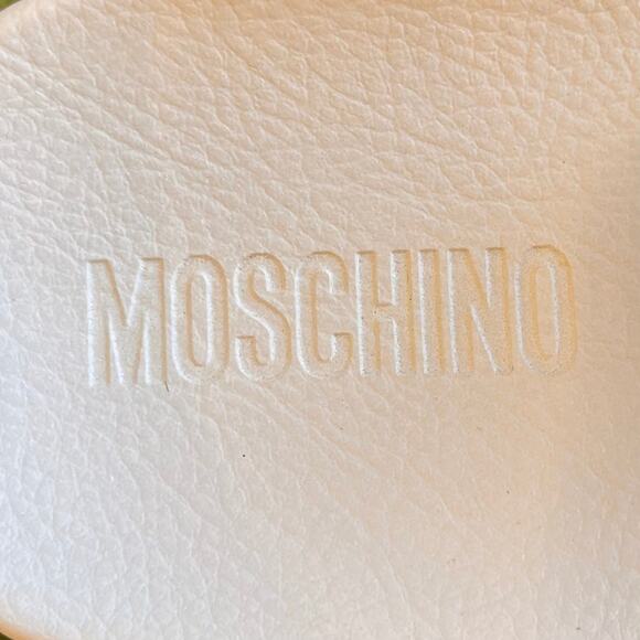 MOSCHINO White Multicolor Rubber Slides SZ 39 (9 US) - Picture 8 of 9